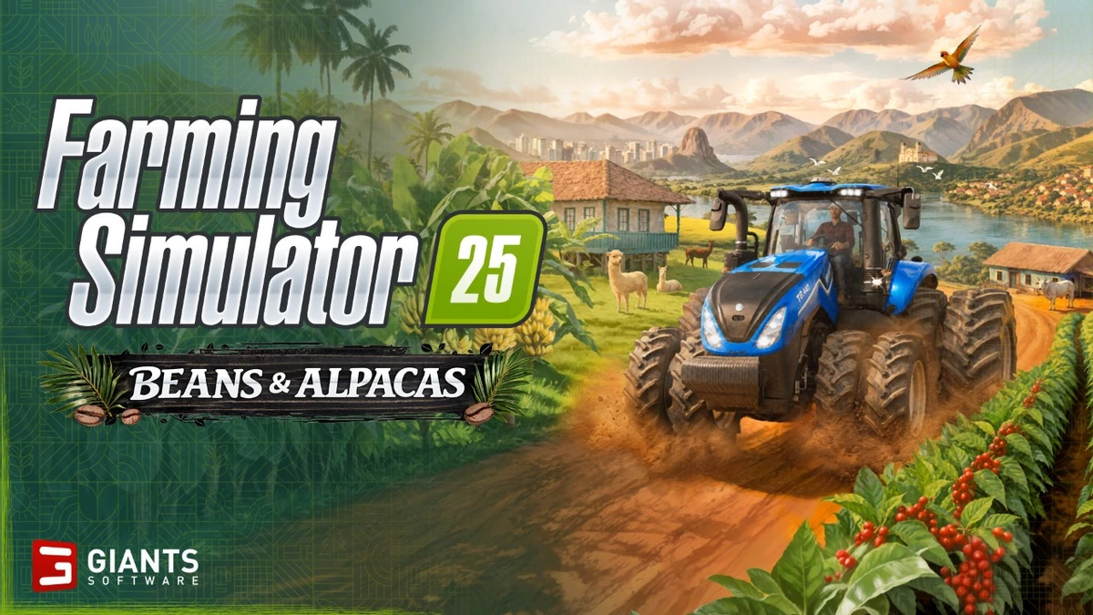 Подробная информация о "Бразилия, кофе и альпаки в дополнении Beans & Alpacas для Farming Simulator 25 !!!"